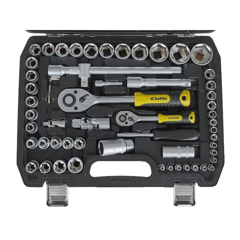 set nasadnih ključeva 1/2", 1/4", 108 komada - slika 6