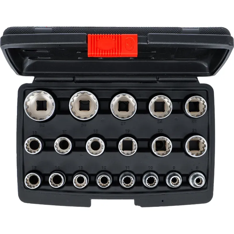 set nasadnih ključeva, gear lock | 12,5 mm, 1/2" | 19 kom - slika 2