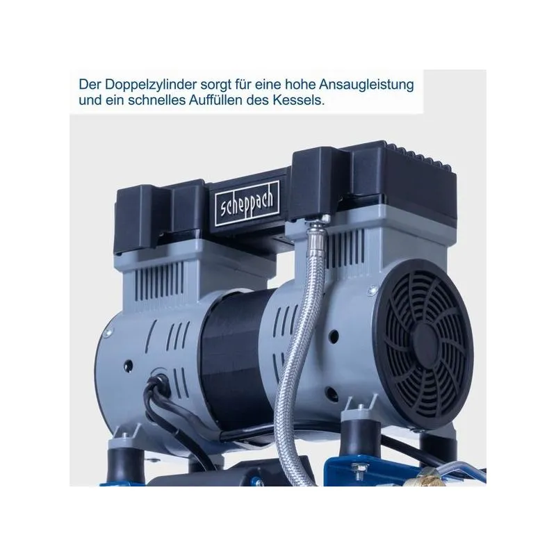 tihi kompresor - 1100 w, 8 bara, 24 l, hc26si - slika 2
