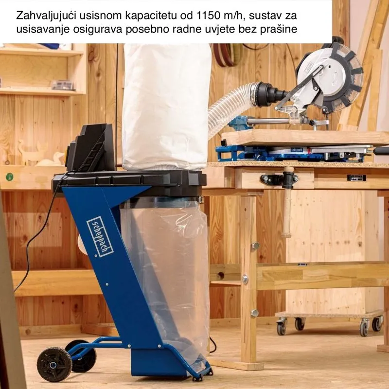 dc500 usisavač prašine, 75 l, 550 w, 1150 m3/h - slika 3