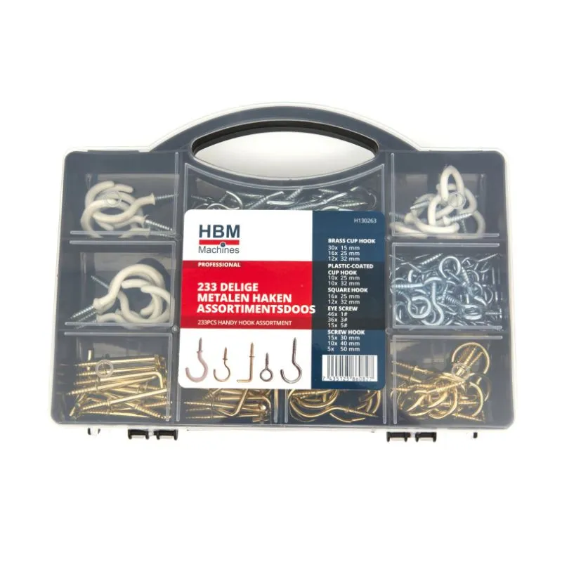 set metalnih kuka od 233 komada - slika 2