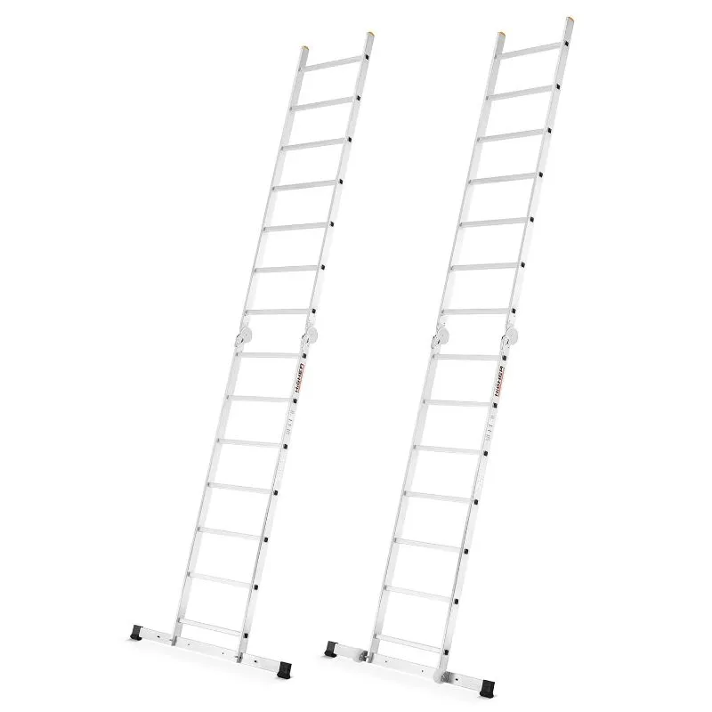 mobilna aluminiska zglobna skela, 4m, 150 kg - slika 11
