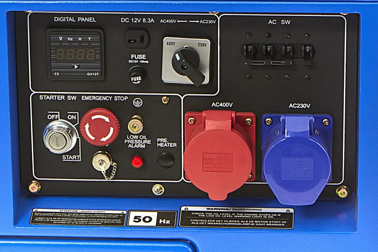 tihi dizelski generator električne struje snage od 7900w - slika 4