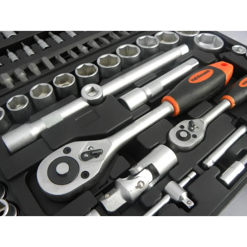set nasadnih ključeva 1/2" i 1/4", 94 komada - slika 3