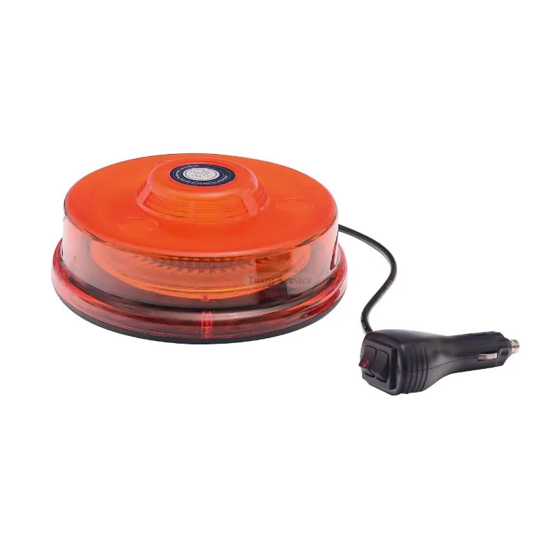 led rotacijsko svjetlo, magnetski nosač, 9-33v + 2,95 m kabel - slika 1