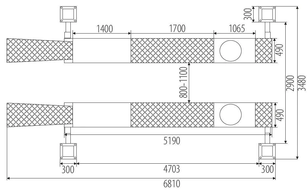 četverostupna dizalica 400v, nosivosti 4500 kg - slika 2