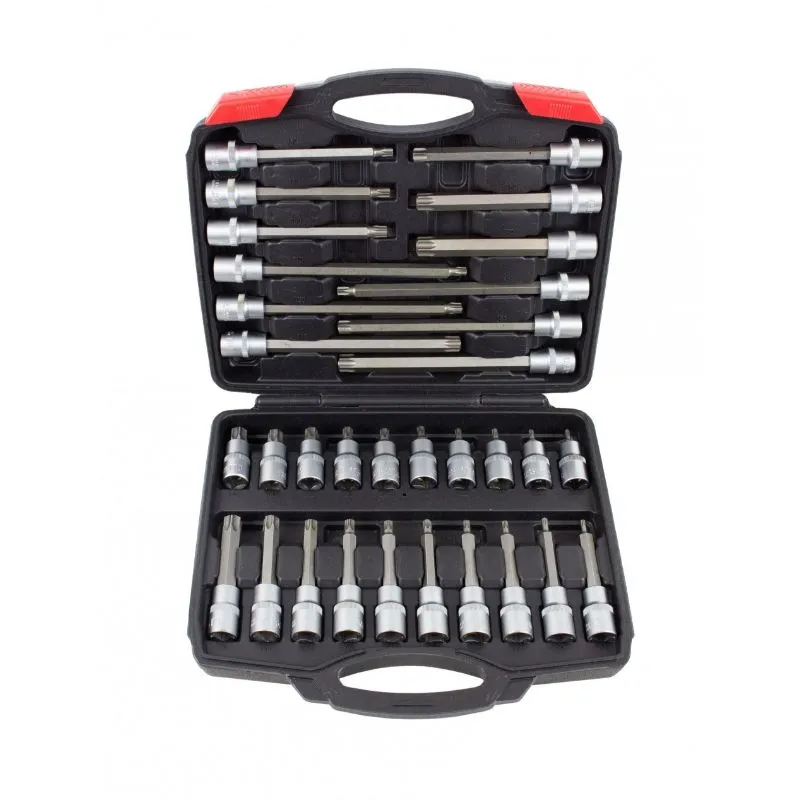 set torx nasadnih ključeva, t20 - t7o, 30 komada - slika 1