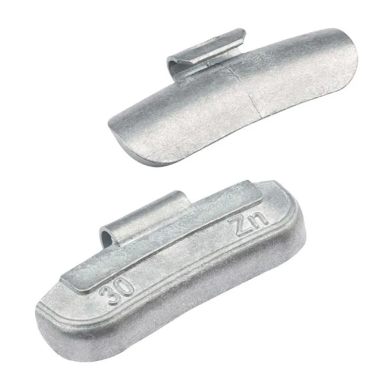 clip on utezi za čelične felge, 30 g, 100 kom, cink - slika 4