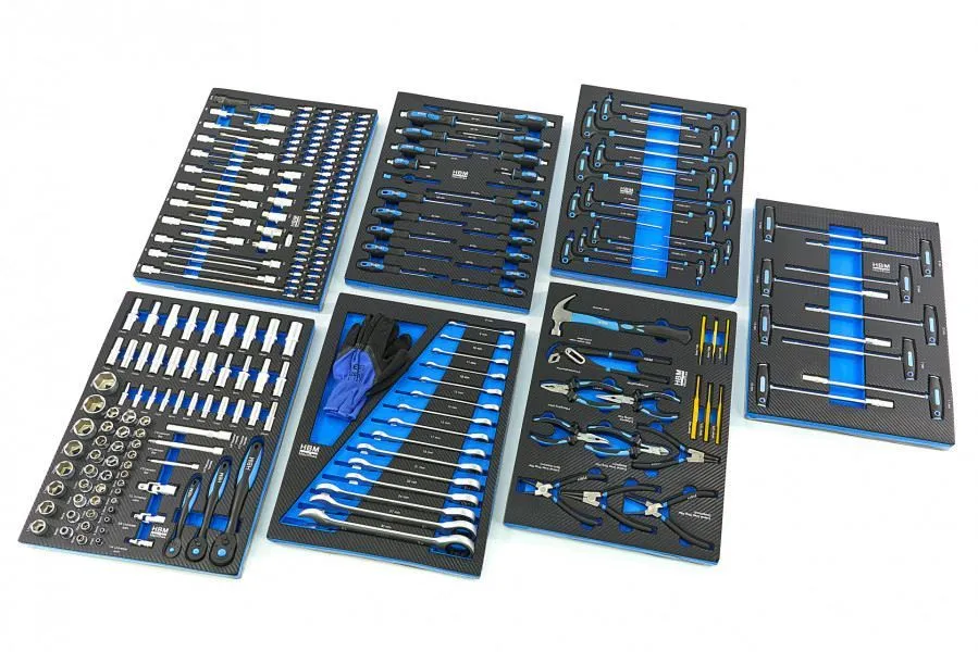 plavi set od 262 komada premium alata, 7 uložaka - slika 1