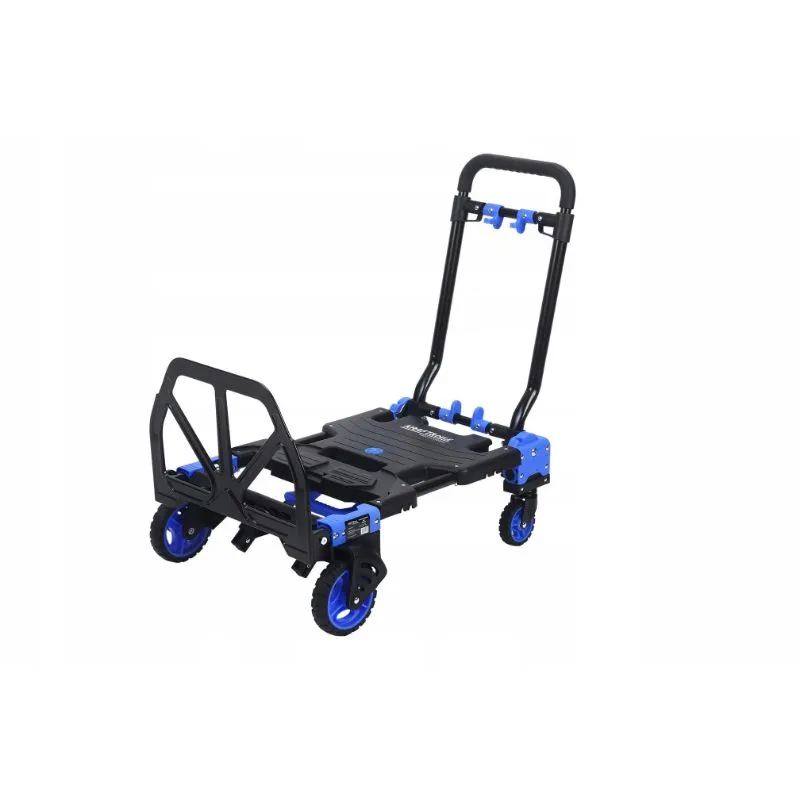 protuklizna sklopiva kolica 2u1 s transportnom platformom, 150 kg - slika 3
