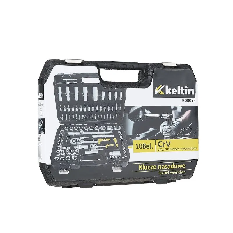 set nasadnih ključeva 1/2", 1/4", 108 komada - slika 3
