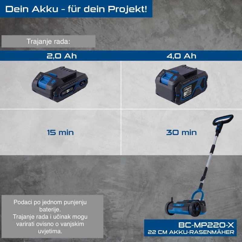 akumulatorski trimer bc-mp220-x - slika 2