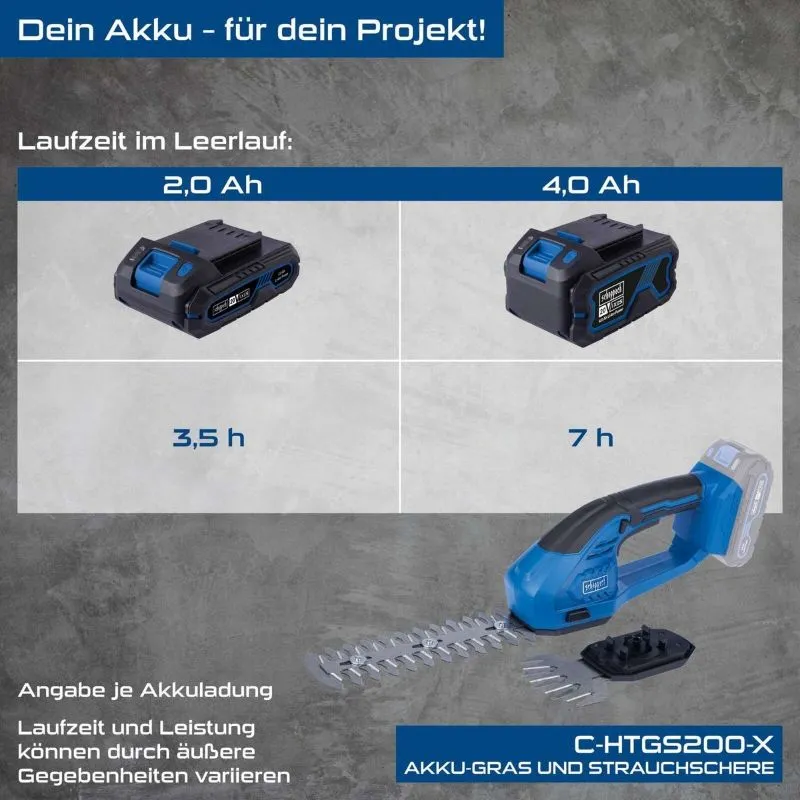 akumulatorski trimer za travu i živicu c-htgs200-x, 2u1 - slika 9