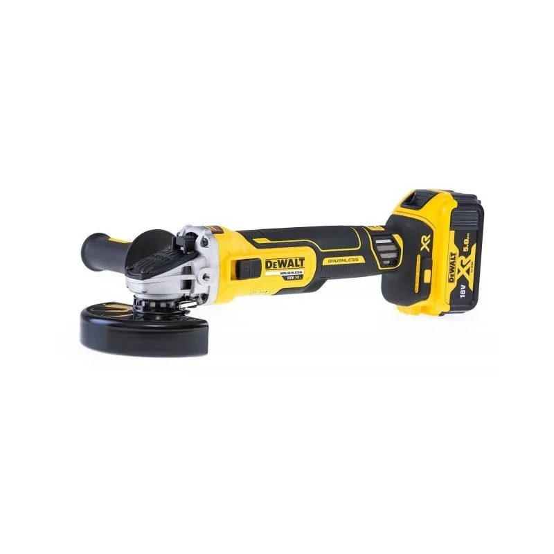 dewalt brus.kutna aku 125mm 18v 2x5,0ah - slika 2
