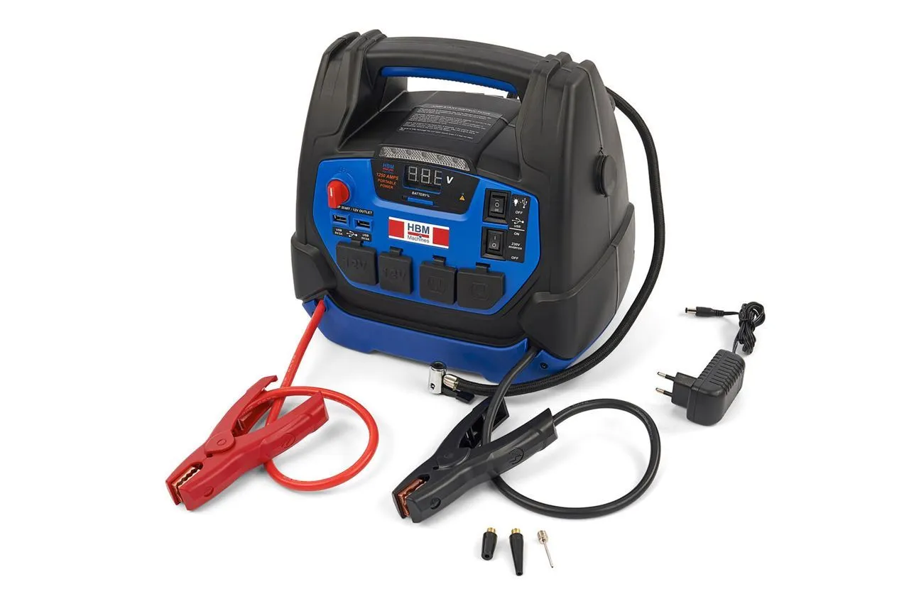 profesionalni starter akumulatora, jumpstarter, 230 v, 12 v, 22 ah - slika 10