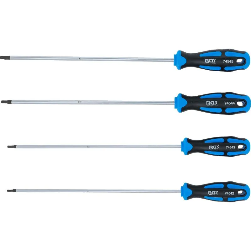 set odvijača | extra dugi | t-star (za torx) | t15 - t30 | 4 kom - slika 3