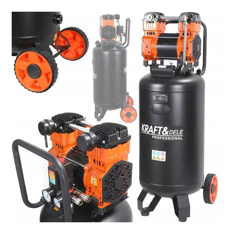 Vertikalni bezuljni kompresor 100L, 3000W, 10 bar - Prelog