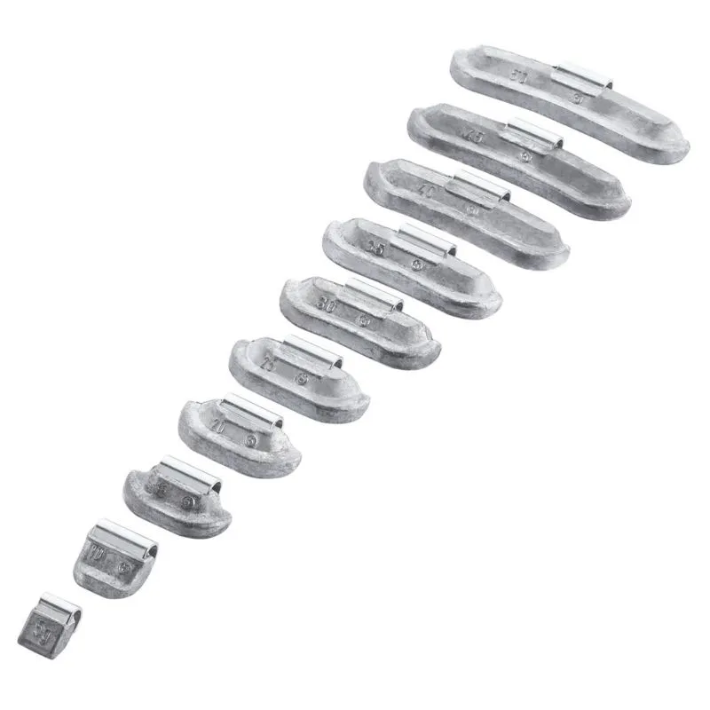 clip-on utezi za čelične felge, 25g, 100 kom, olovo-pb - slika 2