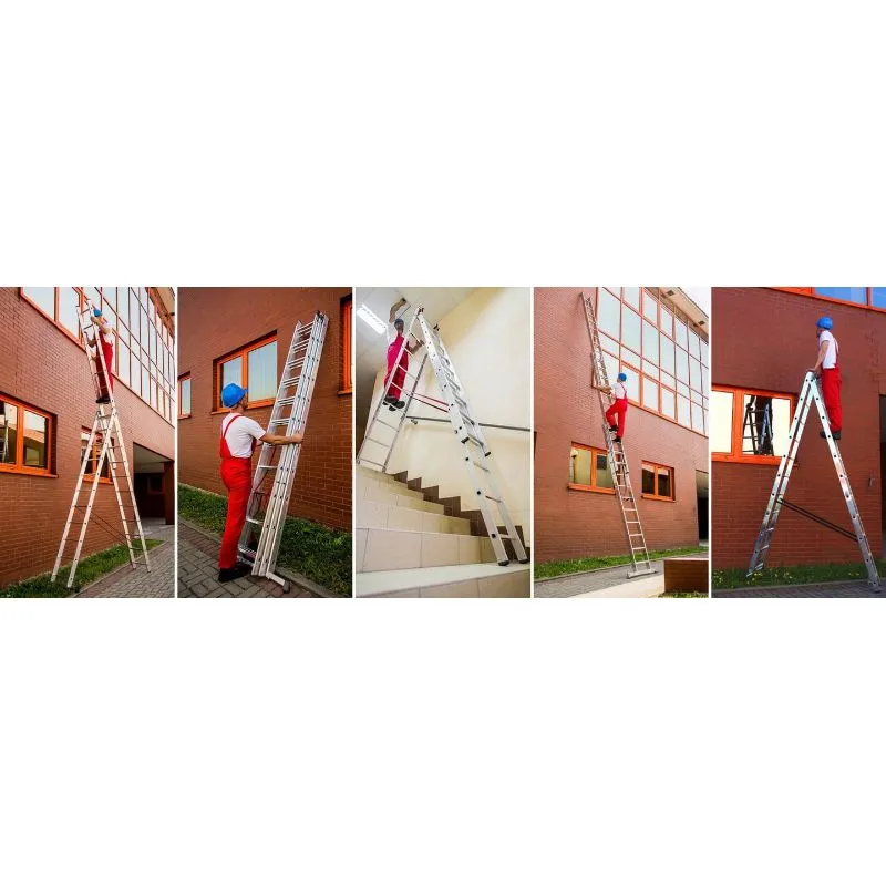 aluminijske multifunkcionalne ljestve 3x9 - slika 7