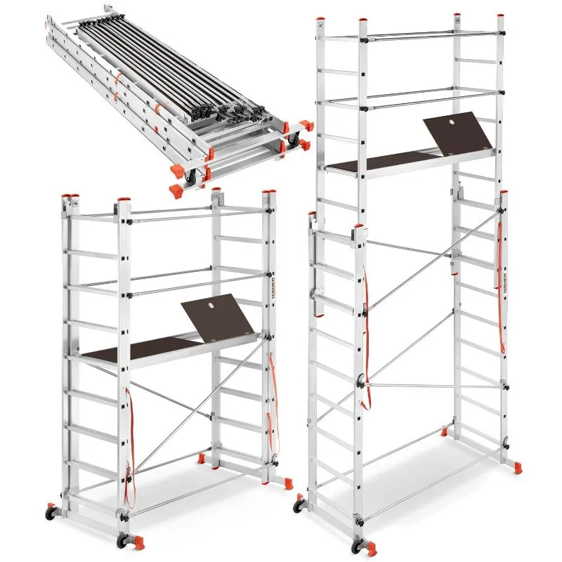 Sklopiva aluminijska mobilna skela 2x7 - Prelog