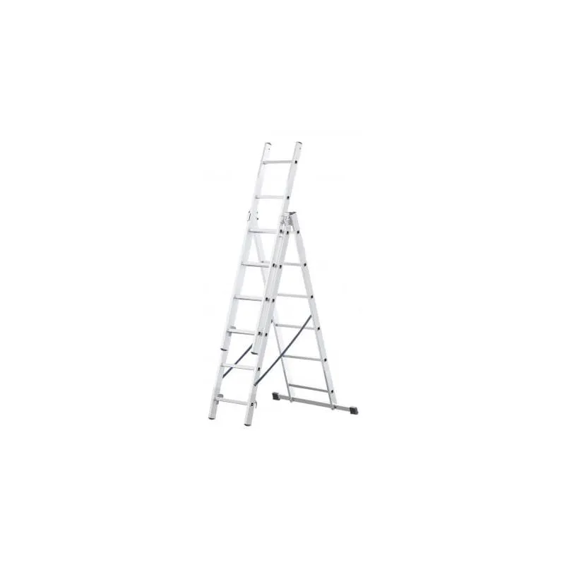 trodijelne aluminijske ljestve 3×6, dužina 3 m - slika 3