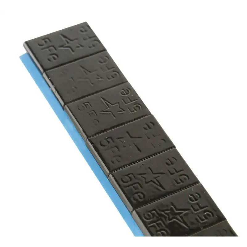 crni samoljepljivi utezi za balansiranje, 60 g (12x5g) - slika 5
