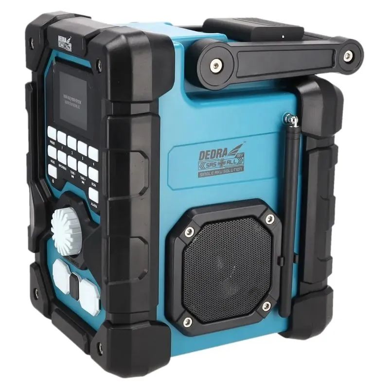 radio dab+ / fm, punjivi 18v, bluetooth, usb - slika 4