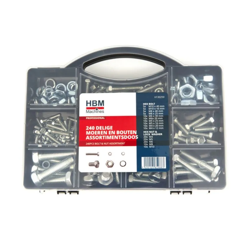 set od 240 matica i vijaka - slika 2