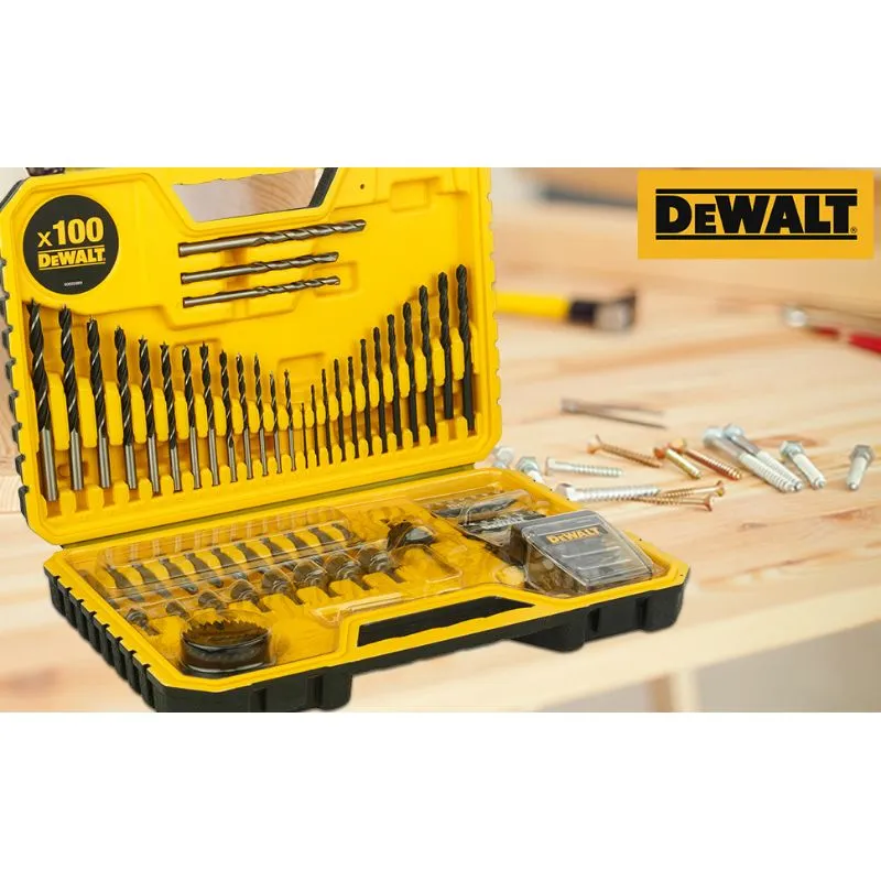 dewalt set pribora u koferu, 100 komada - slika 1