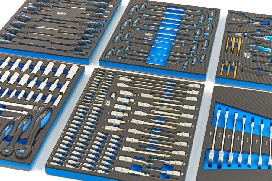 plavi set od 245 komada premium alata, 6 uložaka - slika 2