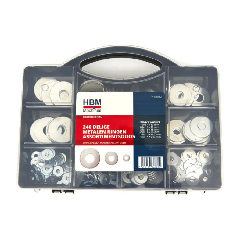 set metalnih podložaka od 240 komada - slika 2