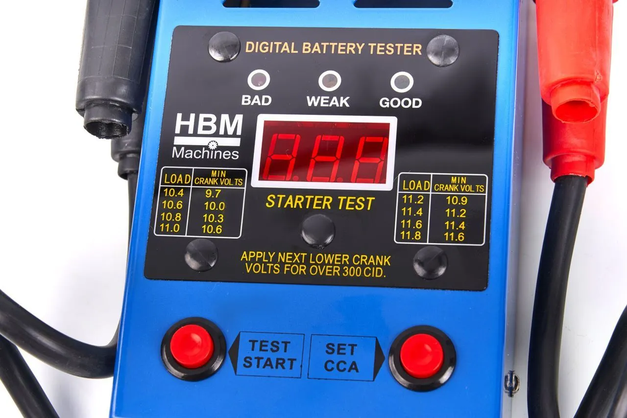 125 amp profesionalni digitalni tester akumulatora - 12 volti - slika 2
