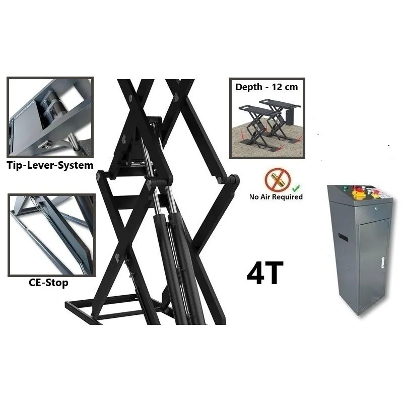škarasta dizalica ukopna , 4t, 400v - slika 4