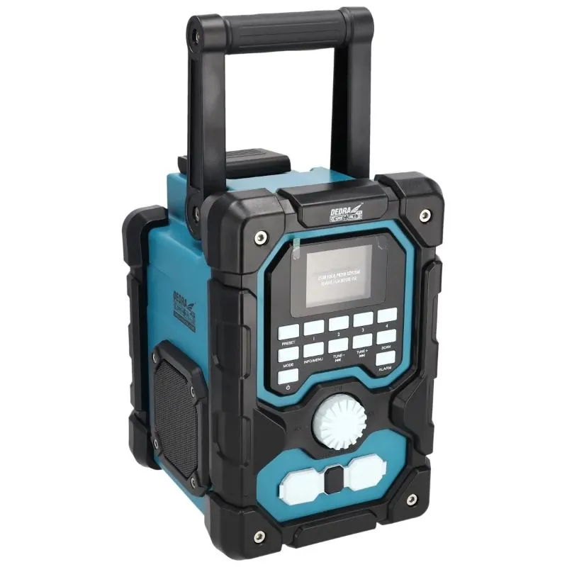 radio dab+ / fm, punjivi 18v, bluetooth, usb - slika 2