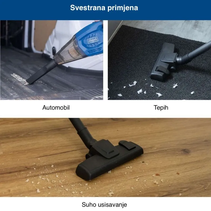 akumulatorski ručni usisavač c-hvc150-x, 20 v, 560 ml - slika 5