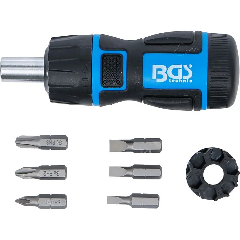 set mini bitova za odvijač s reverzibilnom čegrtaljkom 1/4" | 7 kom - slika 4