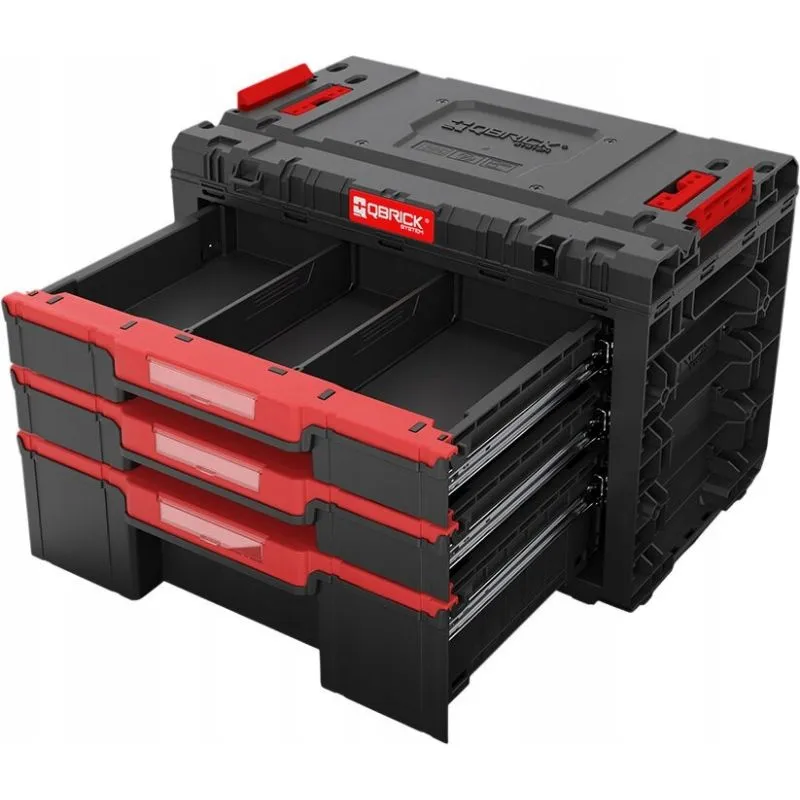 qbrick system prime kutija za alat s 3 ladice basic - slika 3