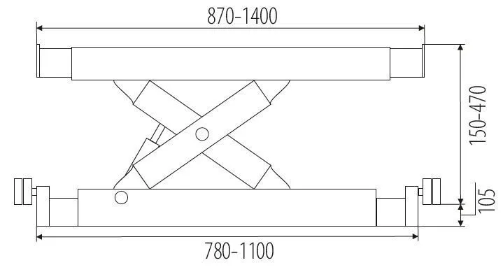 četverostupna dizalica 400v, nosivosti 4500 kg - slika 3