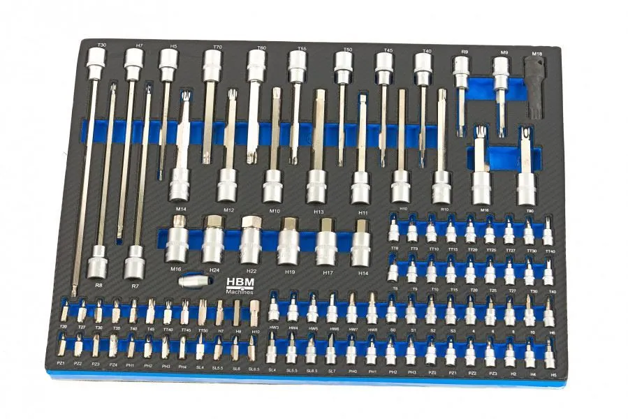 plavi set od 262 komada premium alata, 7 uložaka - slika 5