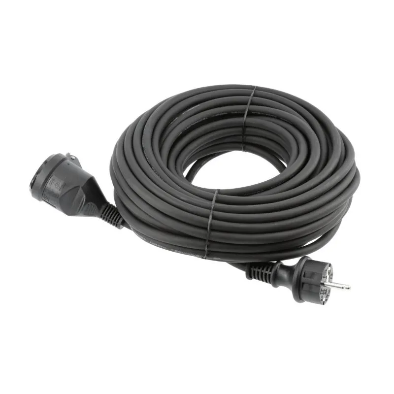 Produžni kabel s gumenom izolacijom 20 m IP44 3x1,5 mm2 - Prelog