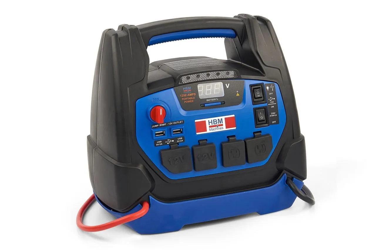 profesionalni starter akumulatora, jumpstarter, 230 v, 12 v, 22 ah - slika 3