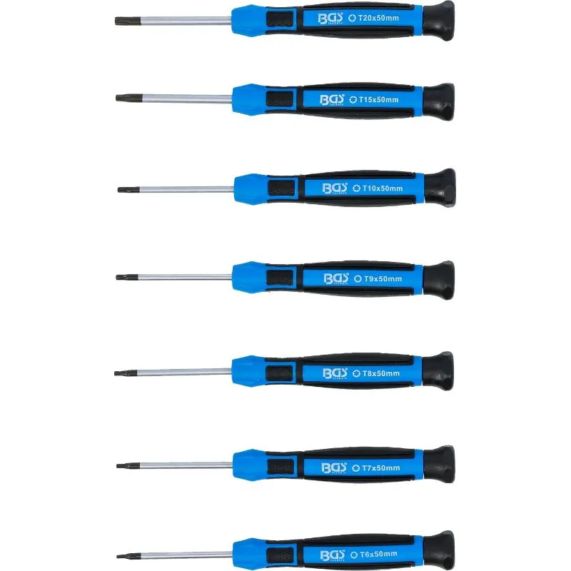 set preciznih odvijača | t-star (za torx) | 7 kom - slika 4