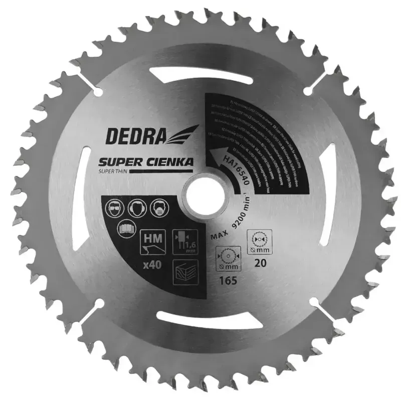 List kružne pile za rezanje drveta 185x20Hx1.1x1.6x40t - Prelog
