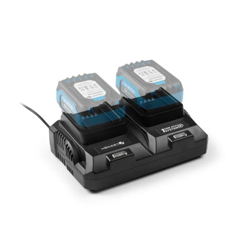 dvostruki punjač 8a 18v - slika 4
