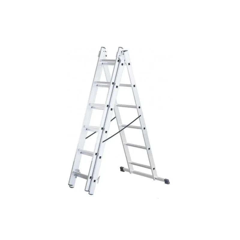 trodijelne aluminijske ljestve 3×6, dužina 3 m - slika 6