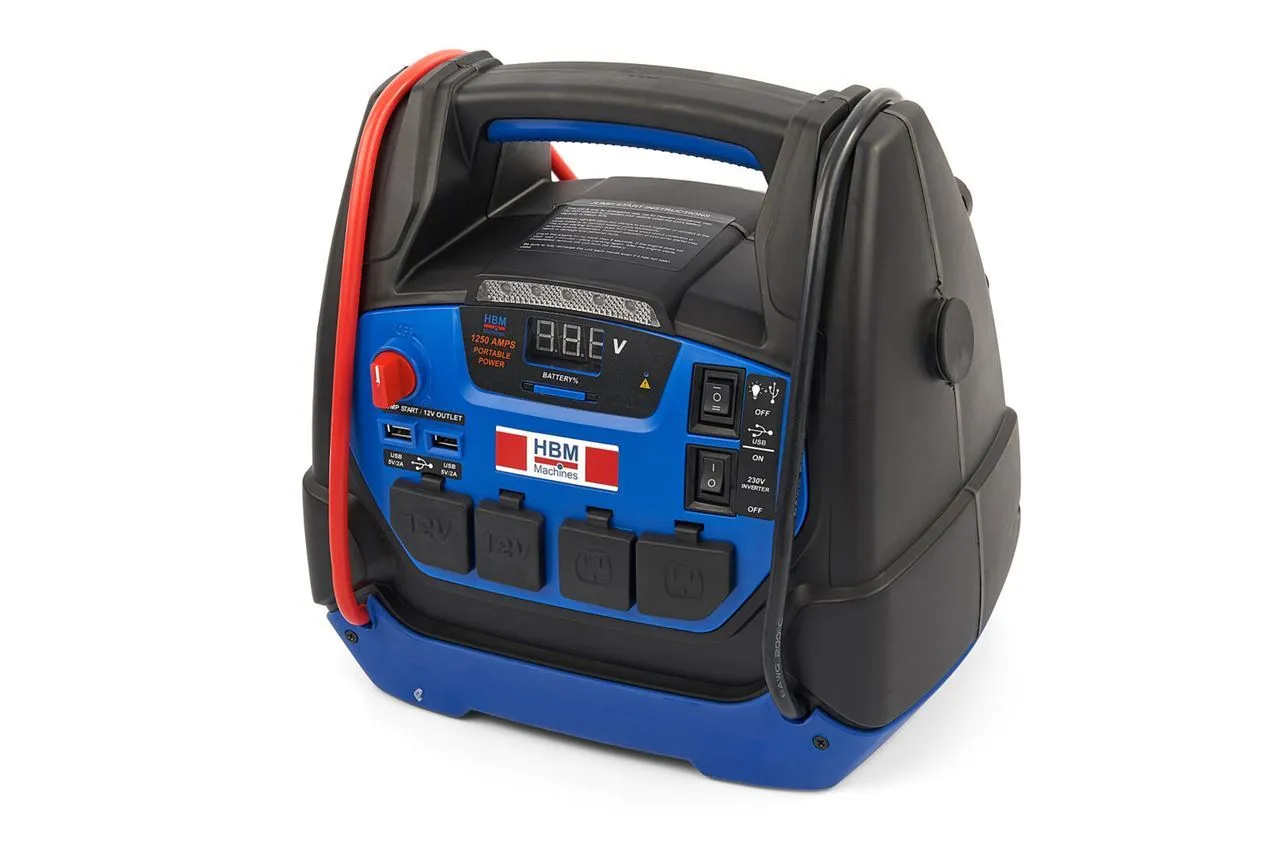 profesionalni starter akumulatora, jumpstarter, 230 v, 12 v, 22 ah - slika 4
