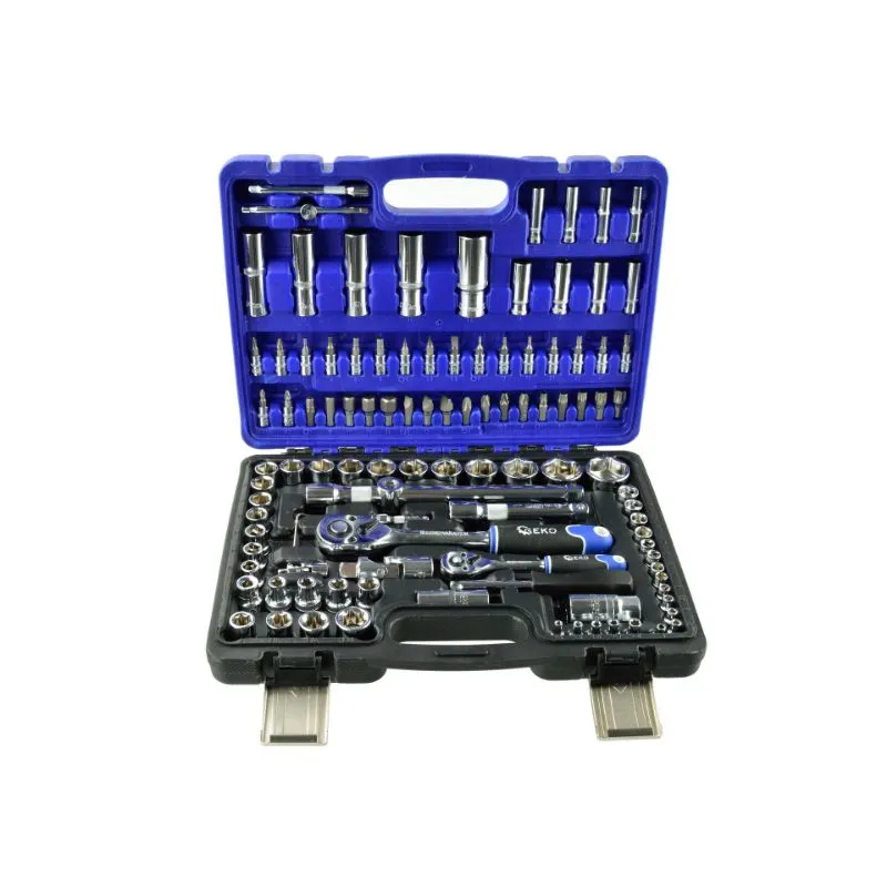 set nasadnih ključeva 108 komada, 1/4" i 1/2" - slika 1