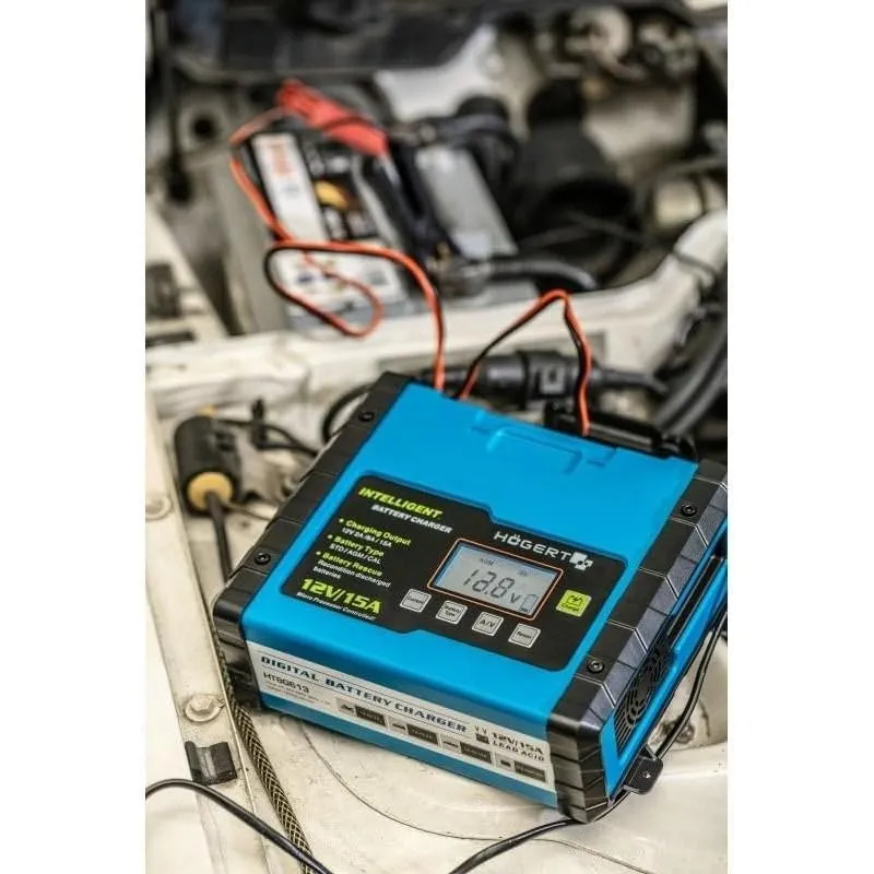 hogert punjač akumulatora12v 2,5/8/15a 300ah ip20 - slika 3