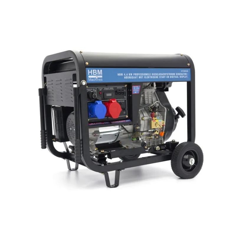 generator električne snage od 4400 w s dizelskim motorom - slika 1