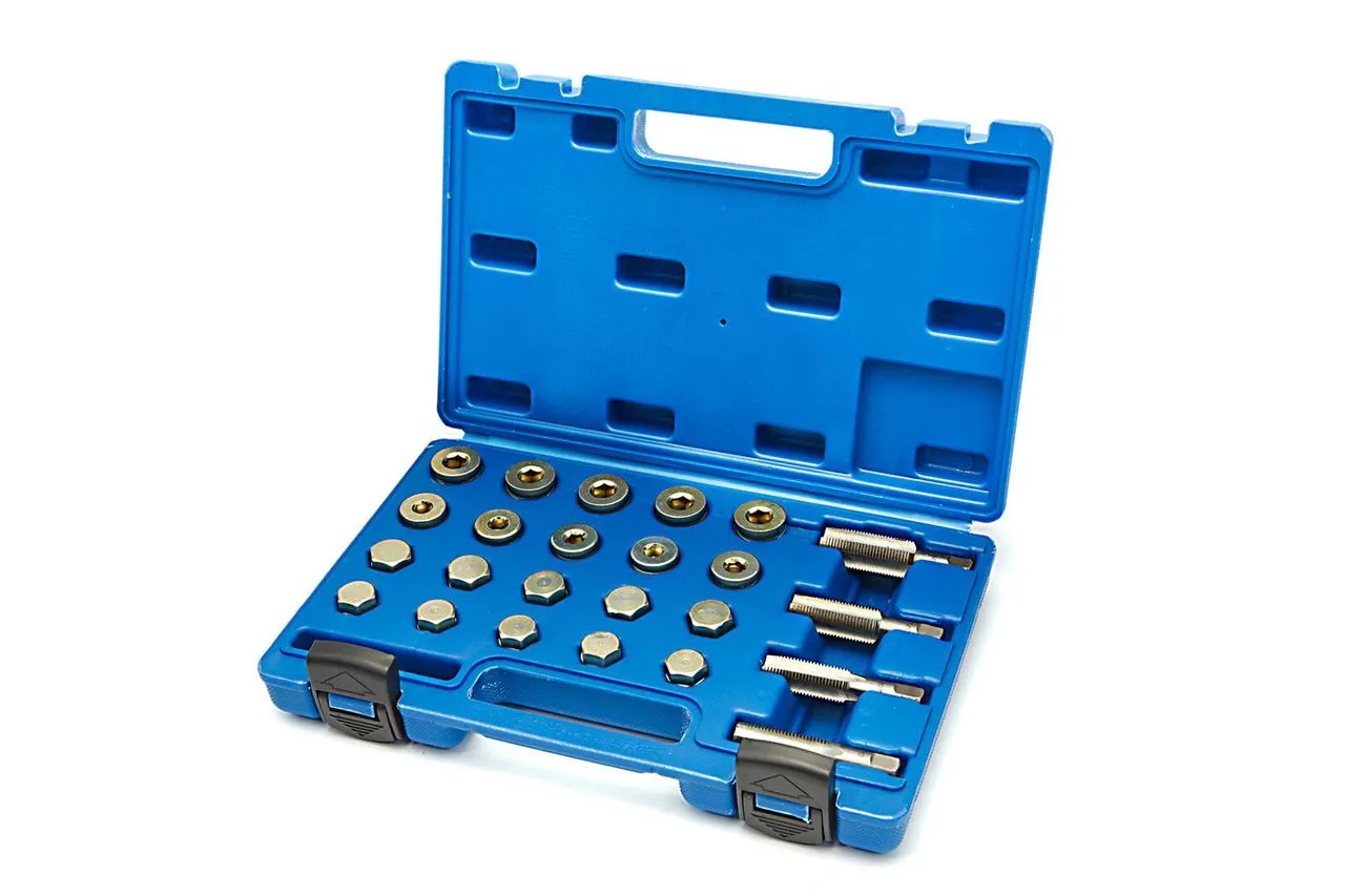 Set alata za popravak navoja na čepu kartera ulja M13-M20 - Prelog